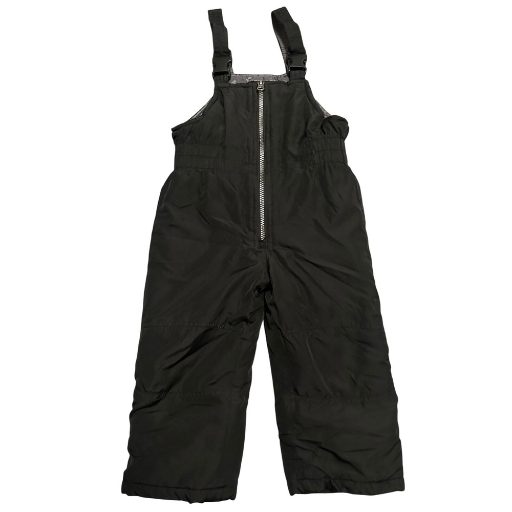 Carters Kids Black Insulated Winter Snow‎ Ski Bib Overalls Unisex 3T Winter